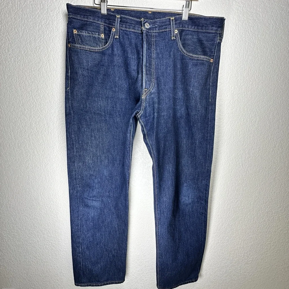 Vtg 2003 Y2K Levi's 501 Button-fly Jeans Dark Barely Worn Unbroken In 38x32